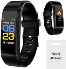 Smartband Inteligentna Opaska Krokomierz Czarna Wielokolorowy - Zdjęcie 1